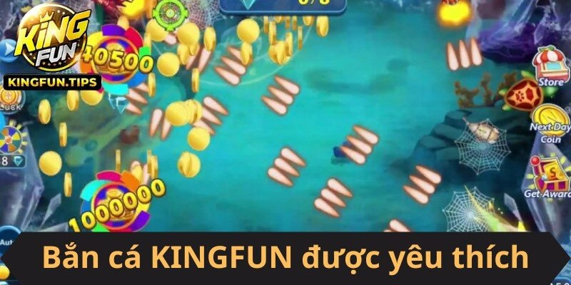 Danh mục game bắn cá KINGFUN được yêu thích nhất