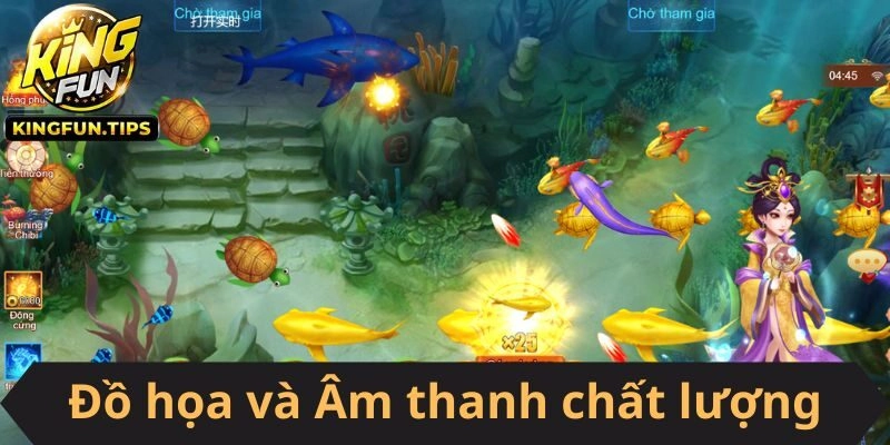 Vua Cá Tam Quốc có đồ họa chất lượng